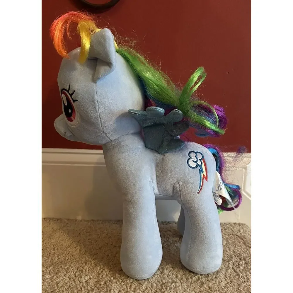 Build A Bear My Little Pony Blue Plush Stuffed Animal‎ Rainbow Dash Pony 16